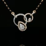 Anantā Pear Mangalsutra Pendant - Image 2