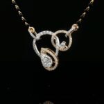 Anantā Pear Mangalsutra Pendant - Image 4