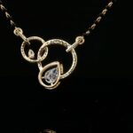 Anantā Pear Mangalsutra Pendant - Image 3