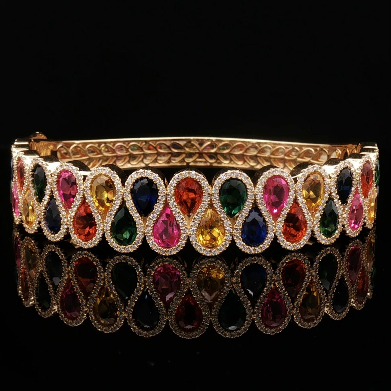 Navranga Gemstone Bangle - Image 1