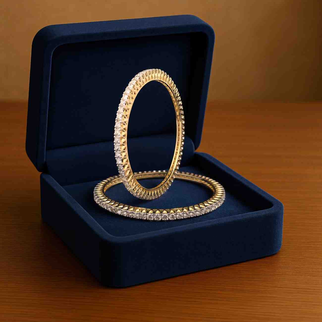 Svara Diamond Bangle - Image 1