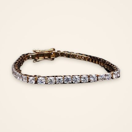 Classic Five-Carat Gold Diamond Bracelet - Traditions