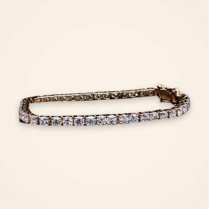 Classic Five-Carat Gold Diamond Bracelet - Traditions