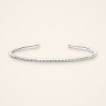 Everyday Fine-Line Diamond Open Cuff - Traditions