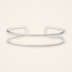 Everyday Twin-Row Pavé Diamond Cuff Bracelet - Traditions