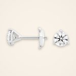 Classic One-Carat Round Diamond Stud Earrings - Traditions