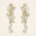 Mixed-Cut Diamond Bloom Drop Earrings - Traditions