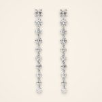 Statement Two-Carat Cascade Diamond Drop Earrings - Traditions