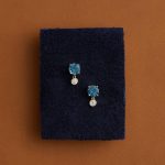 Contemporary Sapphire and Diamond Duo Stud Earrings - Traditions