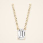 Classic One-Carat Step-Cut Diamond Pendant - Traditions