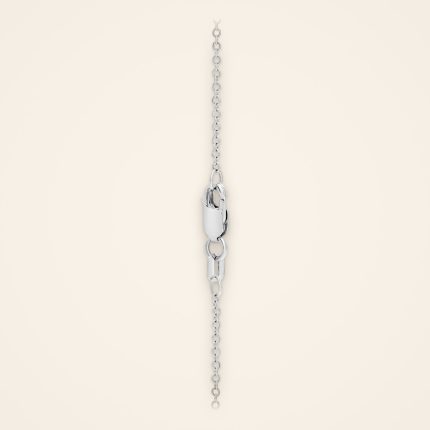 Classic Sideways Oval Diamond Bezel Necklace - Traditions