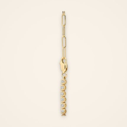 Statement Paperclip Chain Diamond Necklace - Traditions