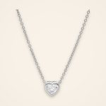 Classic Heart-Cut Diamond Pendant - Traditions