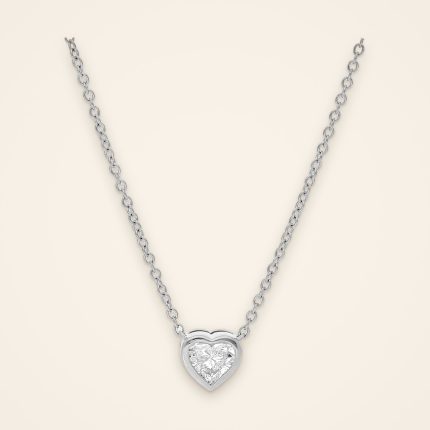 Classic Heart-Cut Diamond Pendant - Traditions