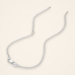 Classic Beaded-Edge Platinum Diamond Pendant - Traditions