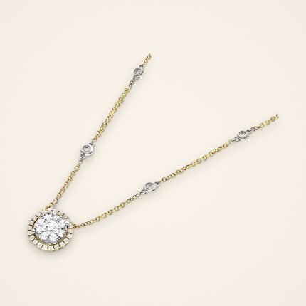 Everyday Five-Point Diamond Chain Necklace - Traditions