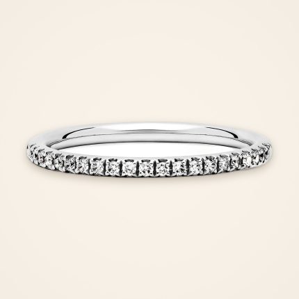 Everyday Platinum Pavé Diamond Band - Traditions