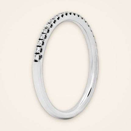 Everyday Platinum Pavé Diamond Band - Traditions