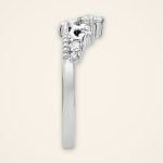 Classic Peaked Platinum Diamond Ring - Traditions