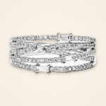 Statement Layered-Row Mixed-Cut Diamond Ring - Traditions