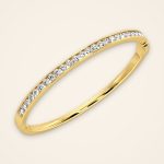 Classic Channel-Line Laboratory-Grown Diamond Oval Bangle - Traditions