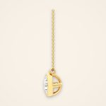 Classic Milgrain-Edge Wire-Basket Diamond Pendant - Traditions