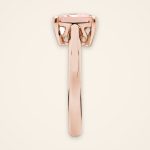 Contemporary East-West Baguette Morganite Ring - Traditions