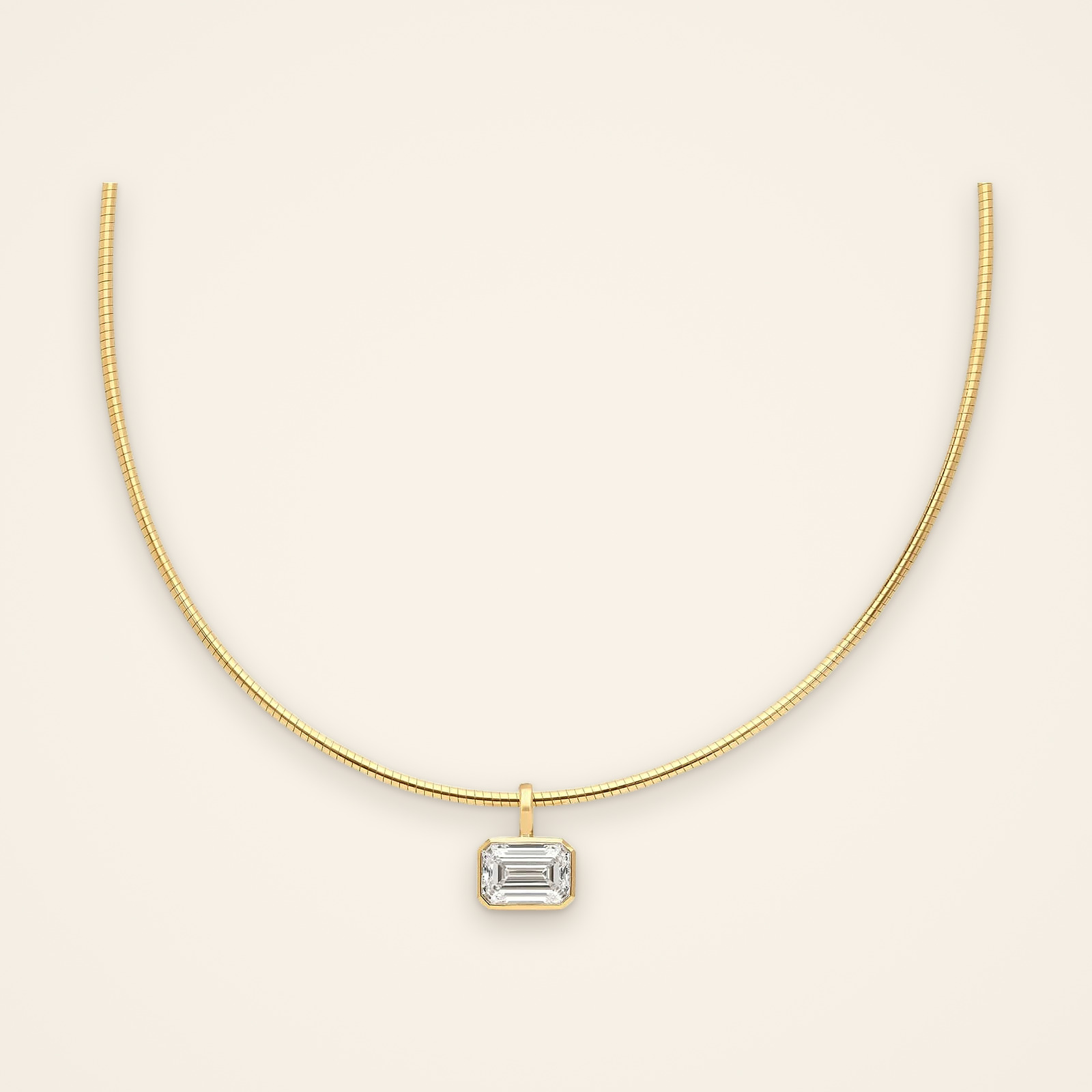 contemporary-lab-grown-emerald-cut-diamond-collar-necklace-1 Contemporary Emerald-Cut Laboratory-Grown Diamond Collar Necklace - Traditions
