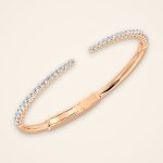 Contemporary Open-Front Laboratory-Grown Diamond Cuff Bangle - Traditions