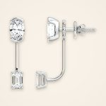 Contemporary Oval Laboratory-Grown Diamond Stud and Jacket Earrings - Traditions
