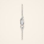 Everyday Aquamarine Rope-Edge Silver Pendant - Traditions