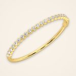 Everyday Bezel-Set Laboratory-Grown Diamond Oval Bangle - Traditions