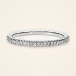 Everyday Hairline Platinum Diamond Ring - Traditions