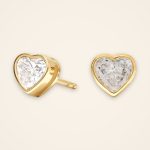 Everyday Heart Laboratory-Grown Diamond Bezel Stud Earrings - Traditions