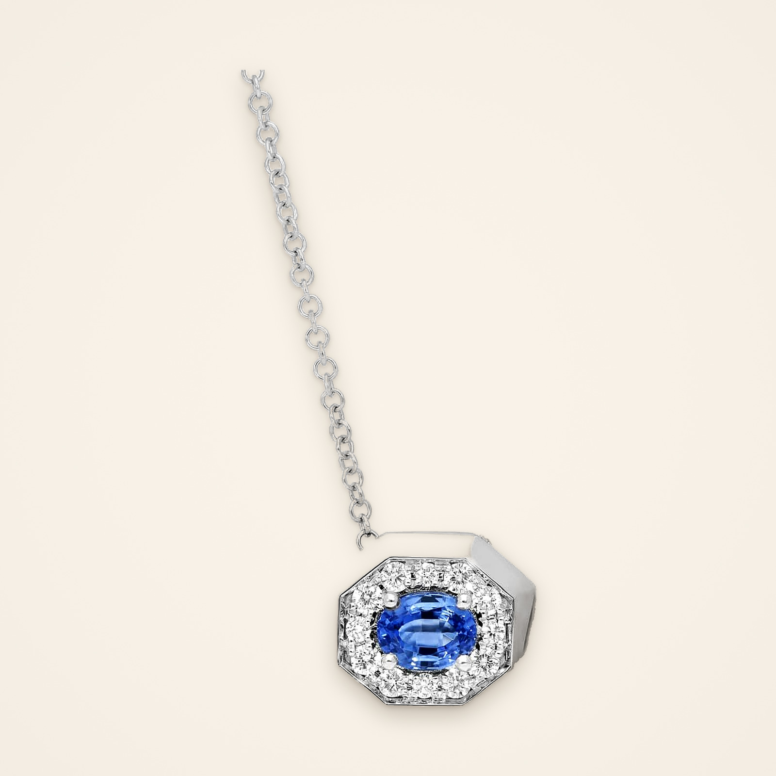 everyday-octagon-frame-blue-sapphire-pendant-necklace-1 Everyday Octagon-Frame Blue Sapphire Pendant Necklace - Traditions