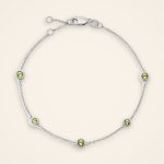 Everyday Peridot Station Chain Bracelet - Traditions