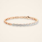 Statement East-West Oval Laboratory-Grown Diamond and Link Bracelet - Traditions