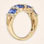 Statement East-West Oval Sapphire Double-Row Ring - Traditions