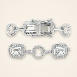 Statement Emerald-Cut Laboratory-Grown Diamond Halo and Circle Bracelet - Traditions