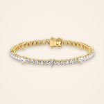 Statement Heart and Round Laboratory-Grown Diamond Tennis Bracelet - Traditions