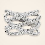 Statement Multi-Band Crossover Diamond Ring - Traditions