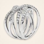 Statement Multi-Band Crossover Diamond Ring - Traditions