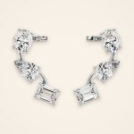 Statement Three-Shape Laboratory-Grown Diamond Ear Climbers - Traditions