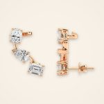 Statement Three-Shape Laboratory-Grown Diamond Ear Climbers - Traditions