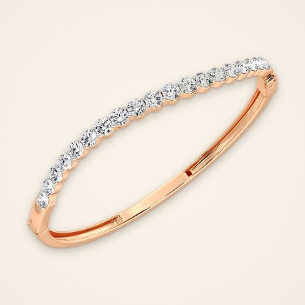 Statement Wave-Front Laboratory-Grown Diamond Bangle - Traditions