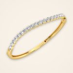 Statement Wave-Front Laboratory-Grown Diamond Bangle - Traditions